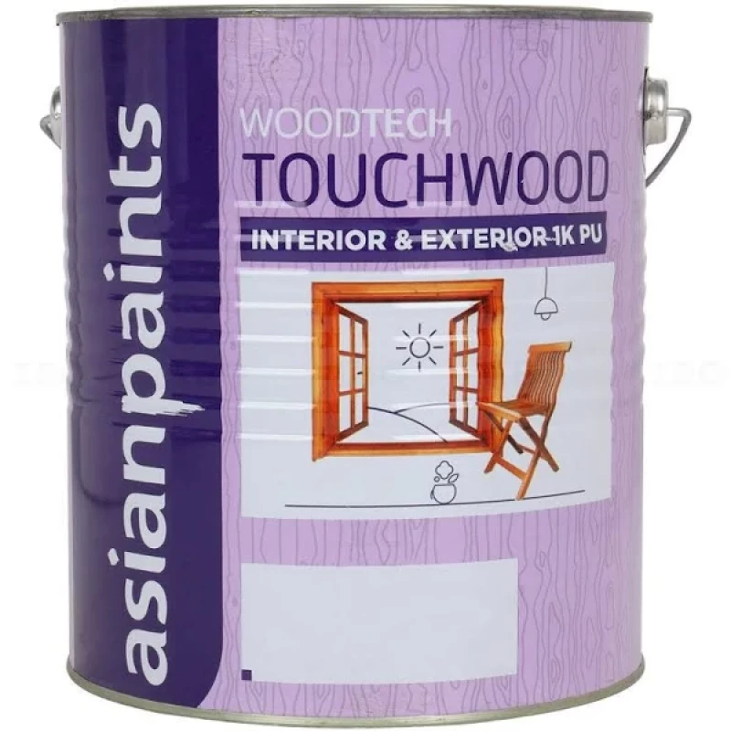 Asian Paints Touchwood Transparent 4 L Polyurethane (PU) Coating