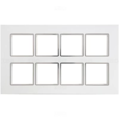 Anchor Penta Modular 16 Module Glossy White Switch Board Plate
