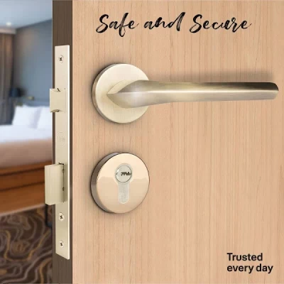 YPBL-808-AB Solid Brass Premium Lever Handle Antique Brass